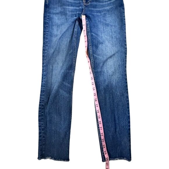 Re|Done Denim Jeans ~ size 27 ~ raw unfinished hem ~ button fly - Picture 7 of 13